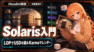 Houdini Solaris入門｜LOPでUSDを組みKarmaでレンダー