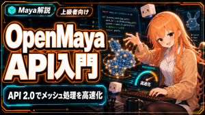 Maya OpenMaya API入門|API 2.0でメッシュ処理を高速化