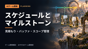 ゲーム開発のスケジュールとマイルストーン｜見積もりとスコープ管理