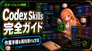 Codex Skills完全ガイド|作業手順を再利用する方法