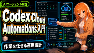 Codex Cloud・Automations入門|作業を任せる運用設計