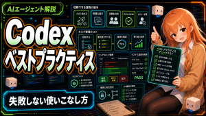 Codexベストプラクティス完全ガイド｜失敗しない使いこなし方